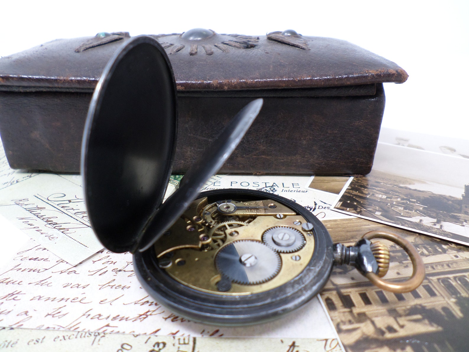 Vintage Men's French Pocket Watch Antique Pocket Watch Etsy