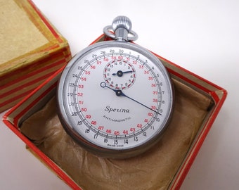 Chronomètre suisse Sperina, chronomètre vintage, chronomètre ancien, travail, années 1950