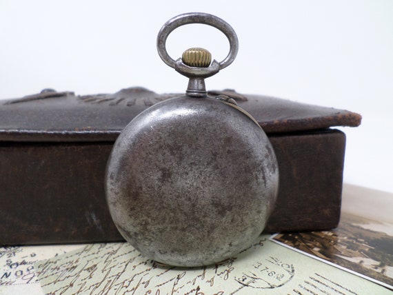 1910s Swiss Pocket Watch, Vintage Men's Mechanica… - image 7