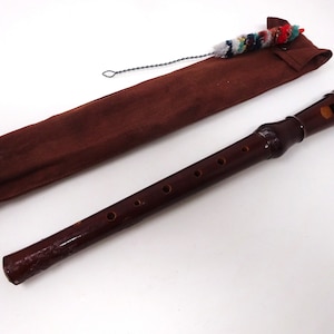Vintage Wooden Flute, Folk Whistles, Old Musical Pipe, Wooden Hooter, Primitive Wind Instrument, Musical Gift, 1970s