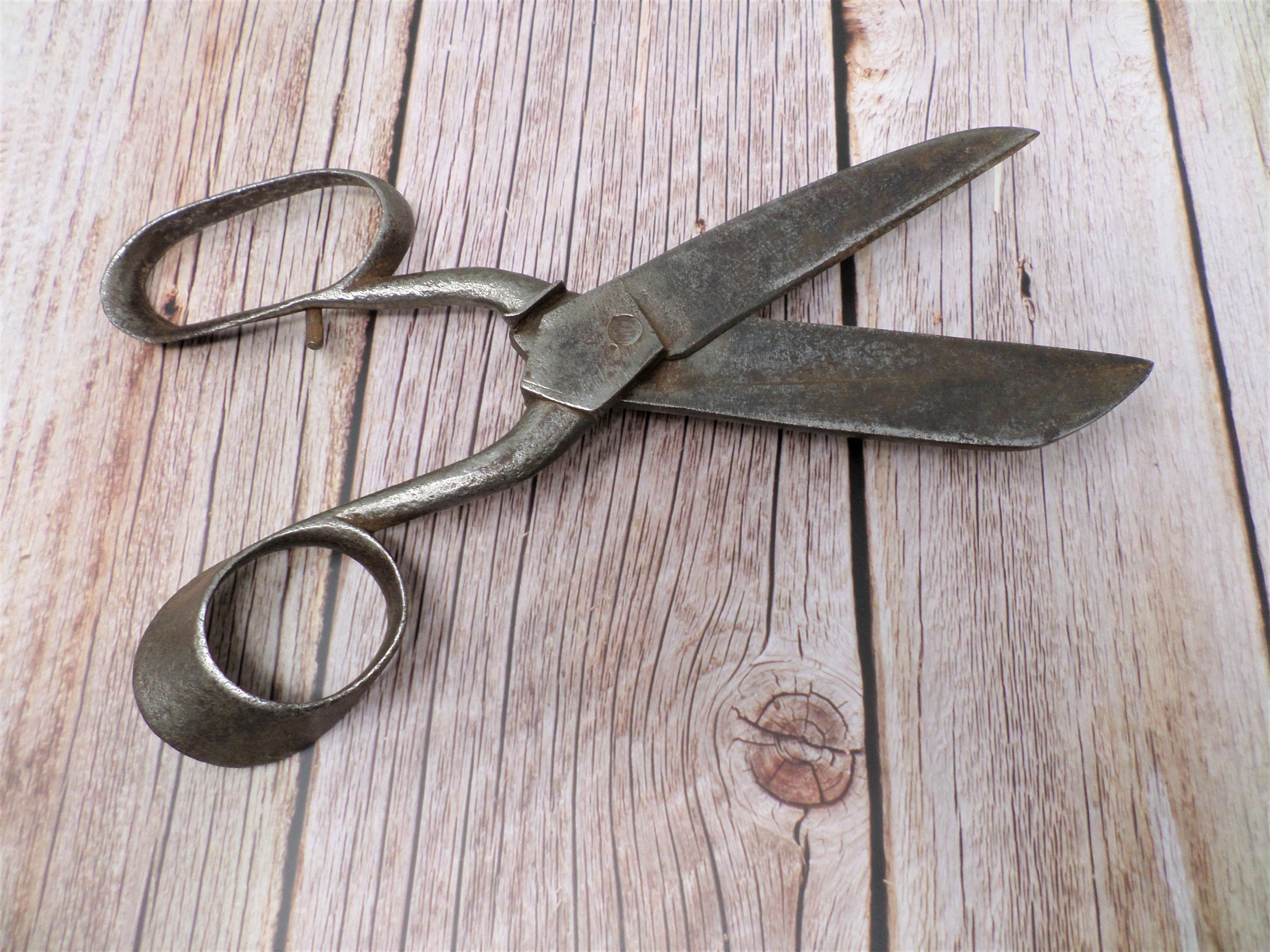 Antique 6 Clauss 4N Tailor's Scissors Fabric Shears Industrial Tool Monto  OH