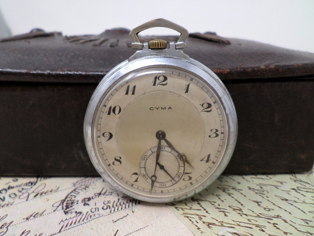 CYMA Swiss Pocket Watch, Vintage Mens Pocket Watch, Mechanical Ancre  Movement, 1940s New Zealand