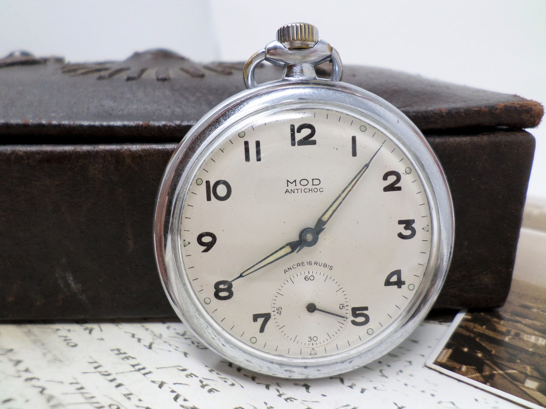 Montre De Poche Vintage En Alliage Avec Couvercle - Diamètre 3,5 Cm - Silencieuse Et Légère - Cadeau élégant