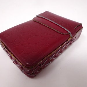 Astuccio per sigarette in pelle vintage, sacchetto per pacchetto di sigarette, portasigarette, scatola di sigarette in pelle caramello, accessorio per fumatori, regalo per fumatori
