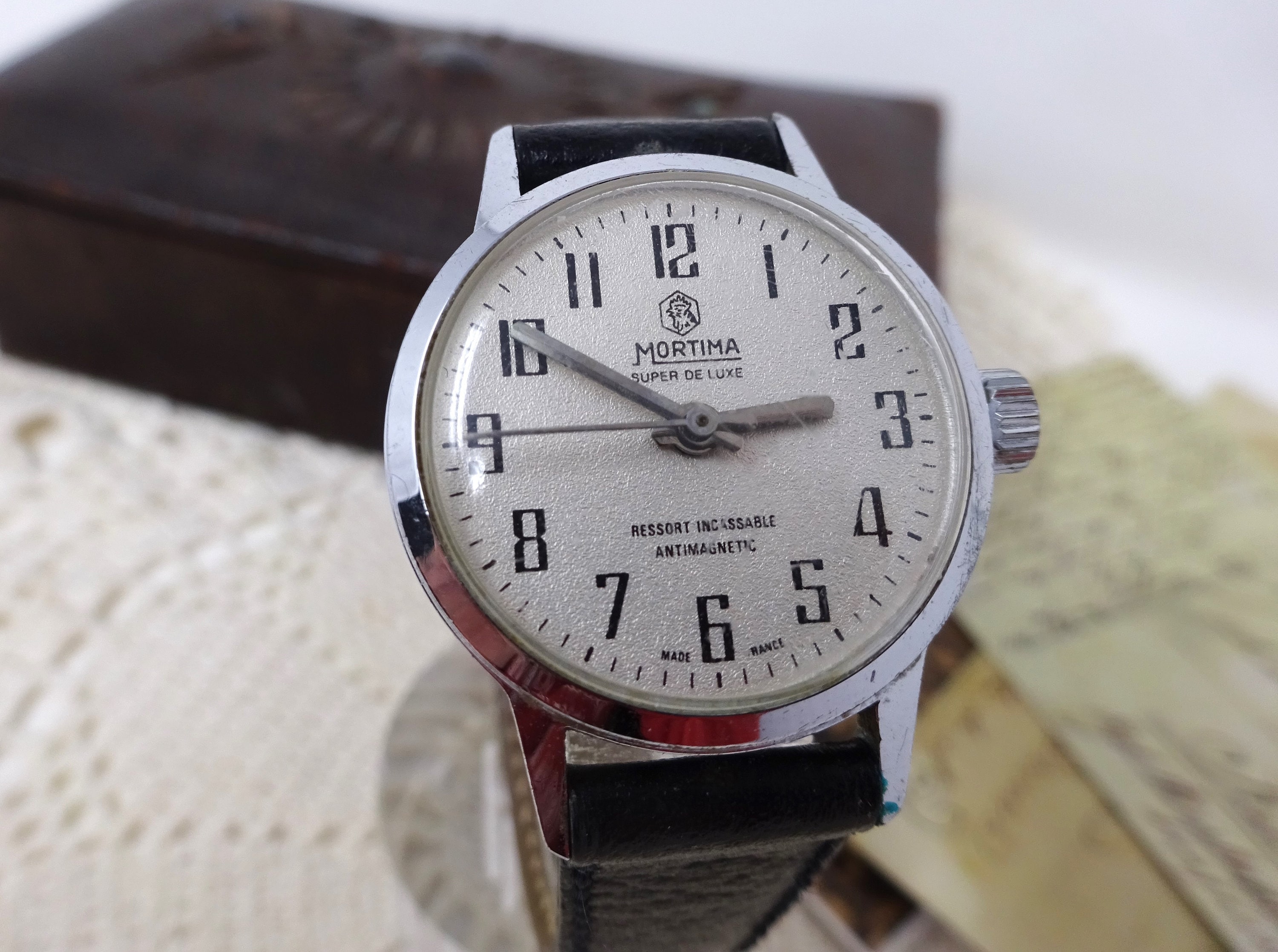 80's vintage MORTIMA DE LUXE watch モルティマ