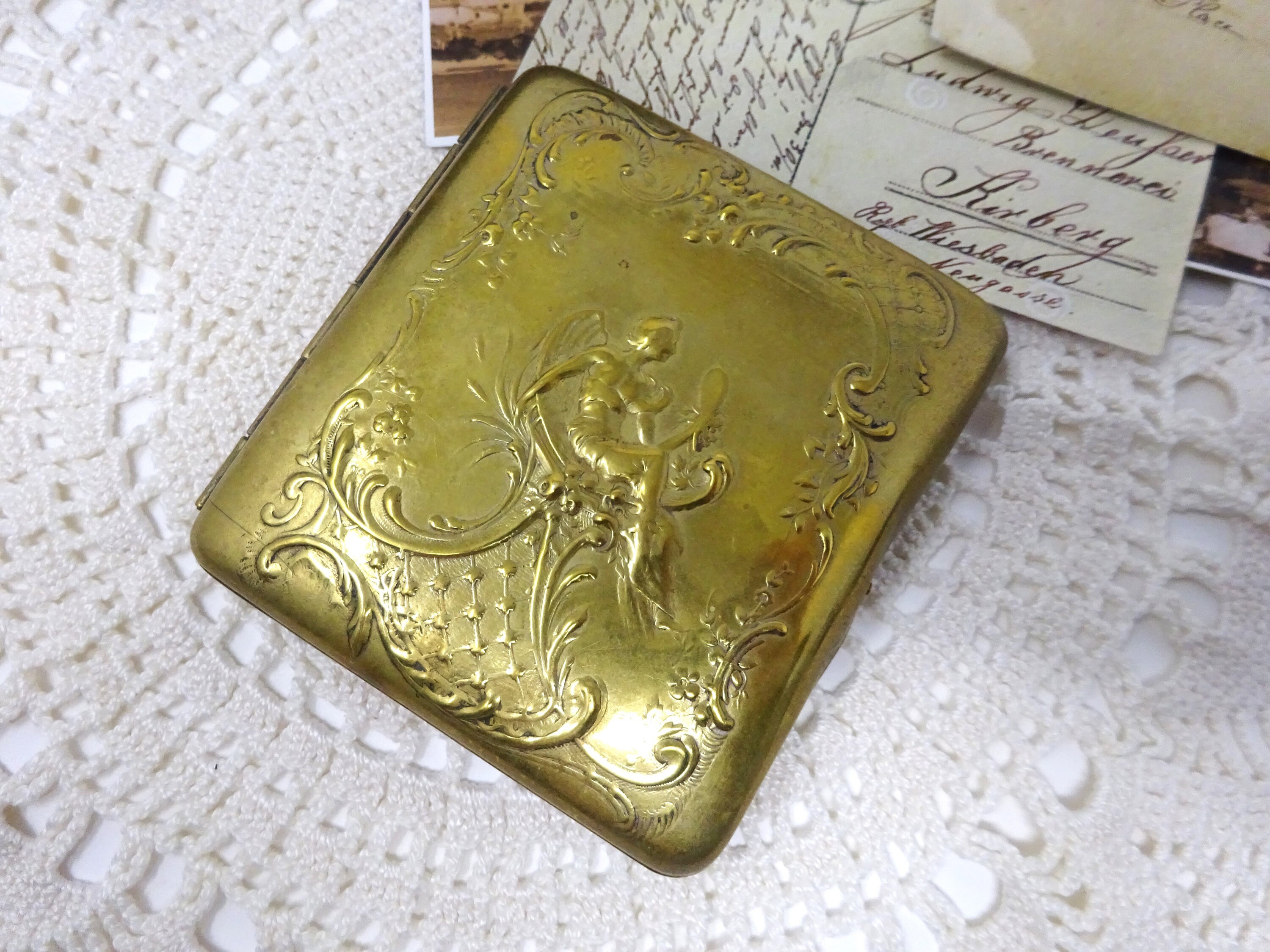 煙草入 開花浪漫 kaikaroman777 antique