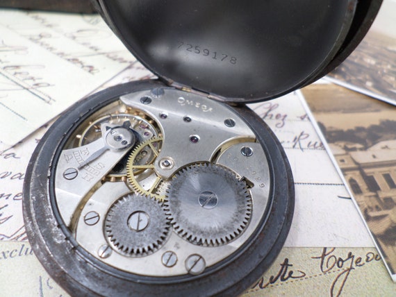 OMEGA Swiss Made Antique Pocket Watch, Vintage Me… - image 7