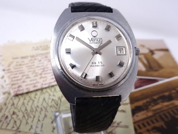 時計 circa 1970s silver 835 watch swiss made 54 Years Old Vintage Zenith Defy Surf Automatic / Cal. 456