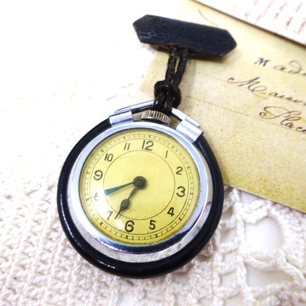 Leather Watch Fob Strap Etsy