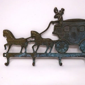Vintage Brass Hook, Metal Horse Wall Hanger, Antique Solid Brass Metal Hook, Coat Keys Hanger, Western Decor Home Decor, Horse Lover Gift