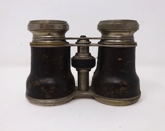 ビンテージ双眼鏡 Chevalier Opticien Paris、アンティーク双眼鏡