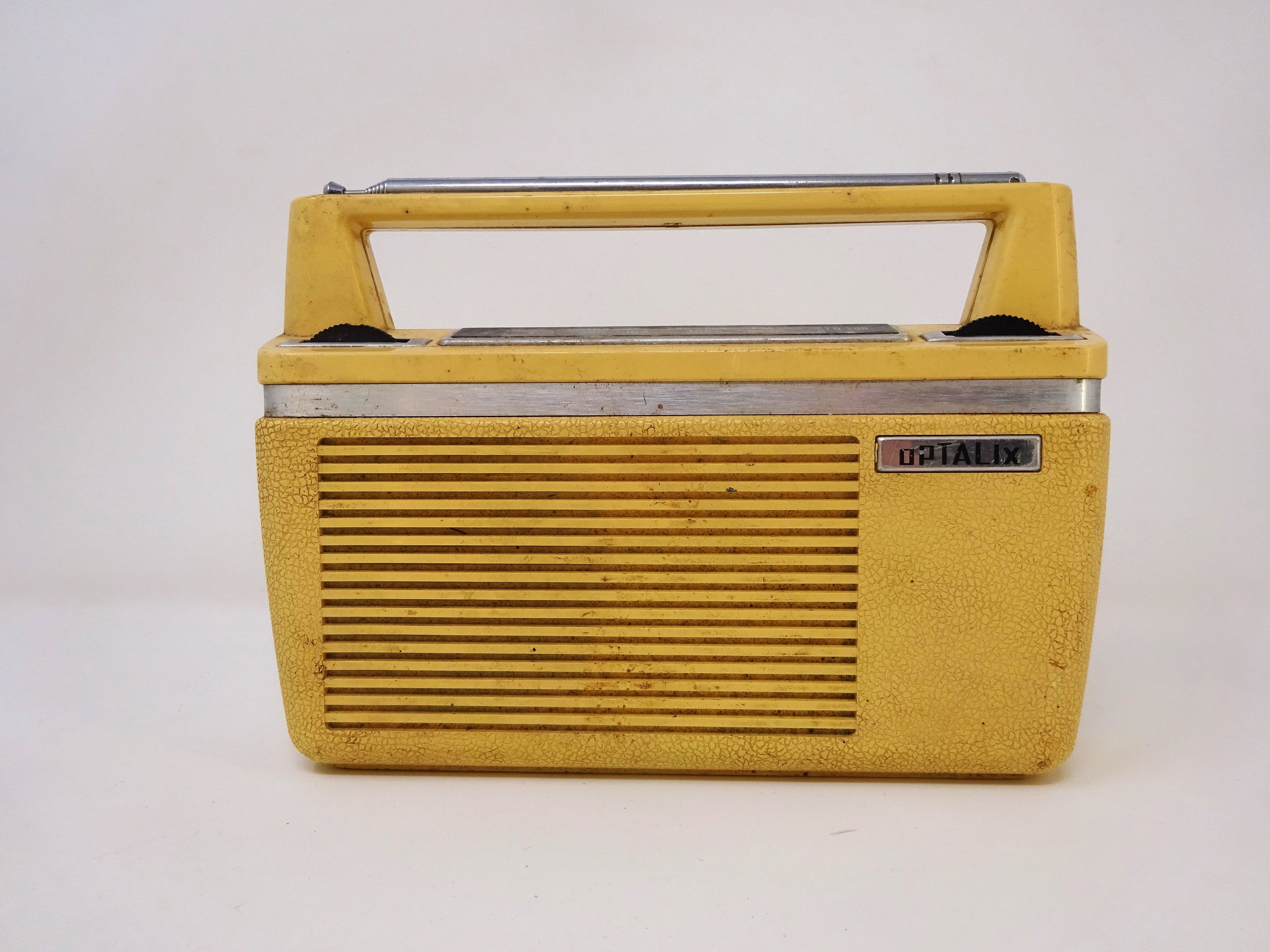 Vintage Radio Transistor OPTALIX, French Retro Portable