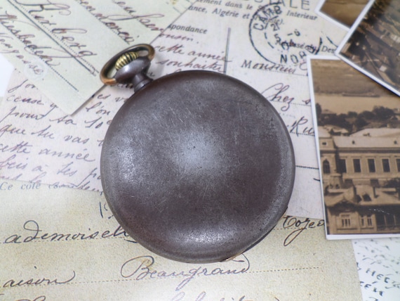 OMEGA Swiss Made Antique Pocket Watch, Vintage Me… - image 9
