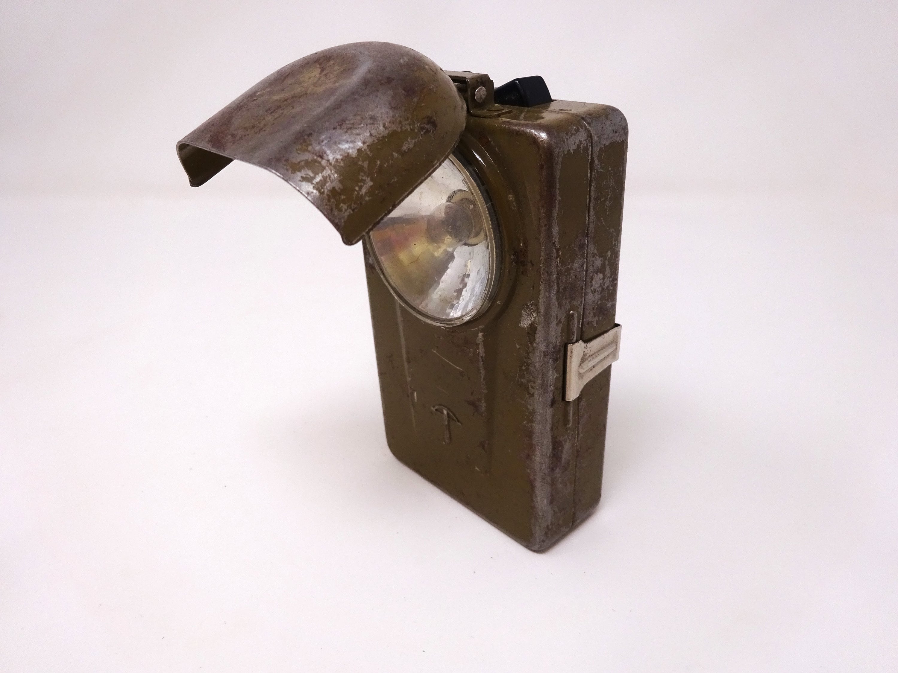 Vintage Flashlight Swiss Made Signal Floodlight Collectible Flashlight Vintage Pocket Lamp Pocket Lantern Old Flashlight