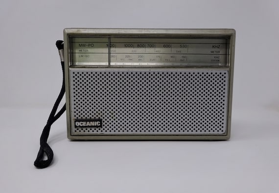 OCEANIC Vintage Radio Transistor Original Radio Old Portable | Etsy