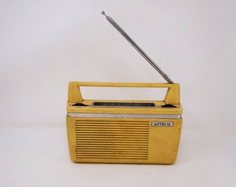 ビンテージラジオトランジスタ OPTALIX、フランスのレトロなポータブル