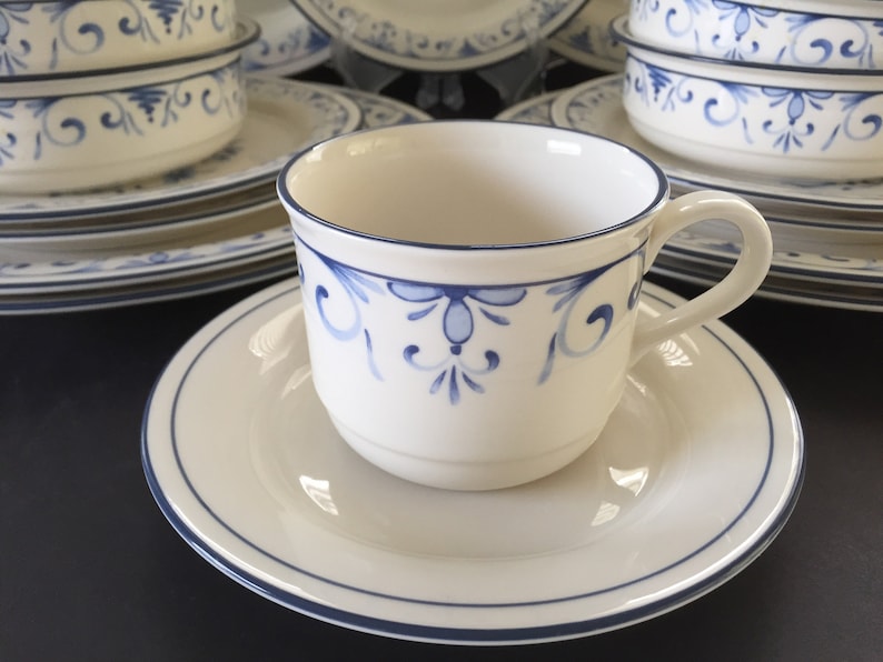 Lenox Chinastone, Blue Patterns, Choice of Piece, Country, Sky and For the BLUE, Discontinued 1990's, Made USA image 2
