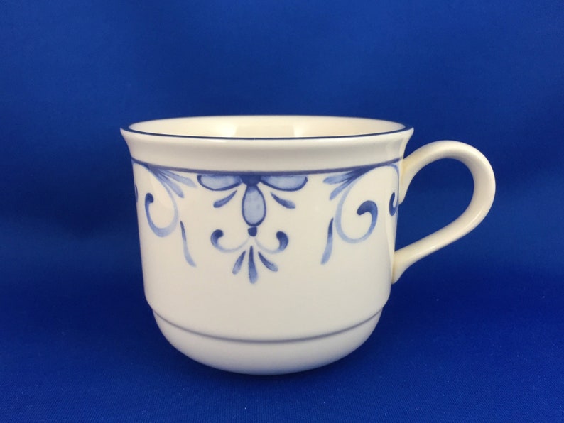 Lenox Chinastone, Blue Patterns, Choice of Piece, Country, Sky and For the BLUE, Discontinued 1990's, Made USA Teacup -Country Blue