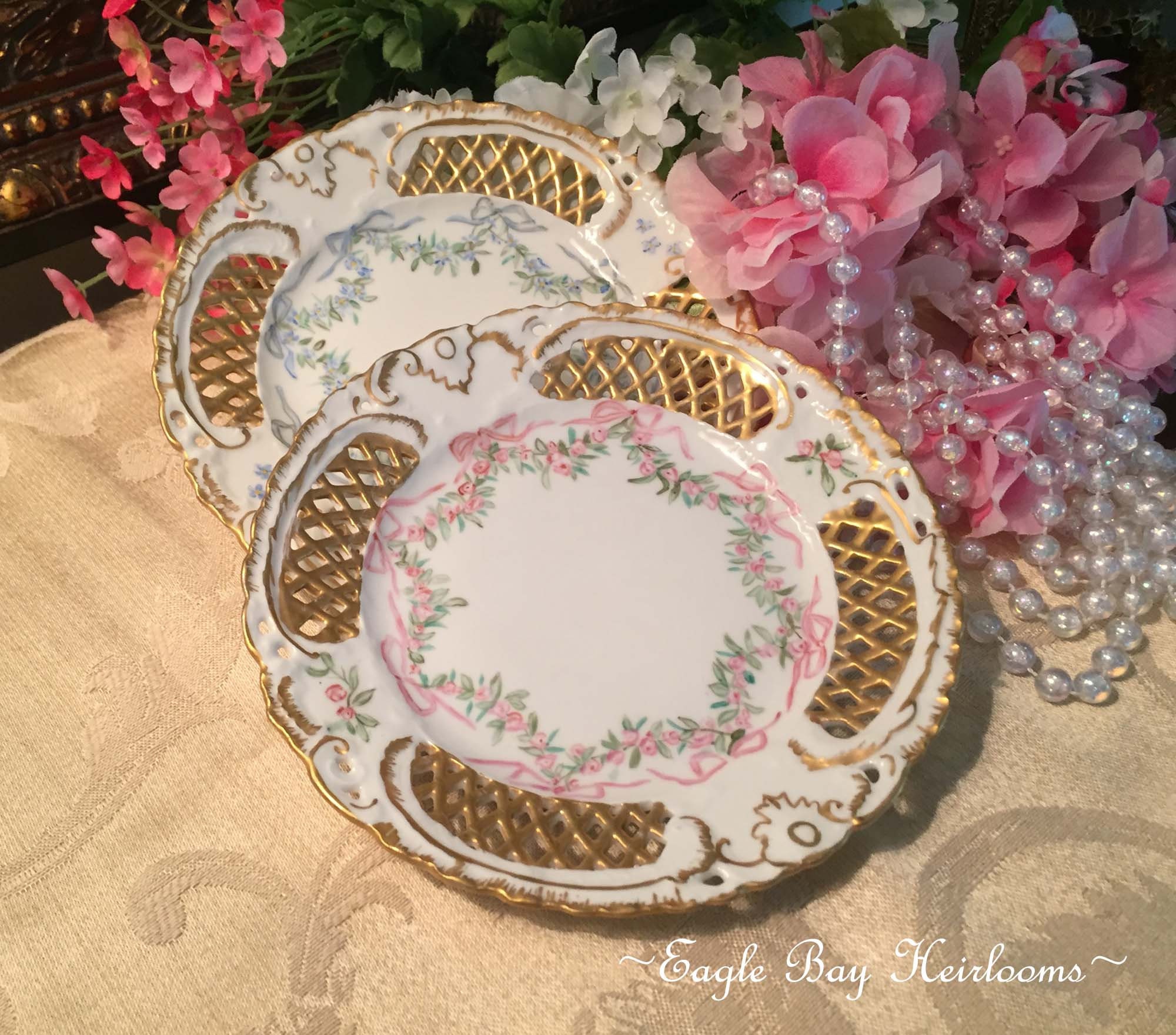 Minton Rose Garland - Etsy Minton Rose Garland - Etsy