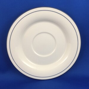 Lenox Chinastone, Blue Patterns, Choice of Piece, Country, Sky and For the BLUE, Discontinued 1990's, Made USA Saucer-For the Blue