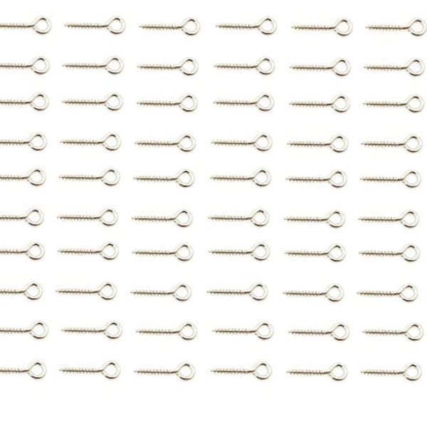 100 x vis métalliques avec œillets oculaires 10mm pour l’artisanat