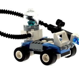 ミスター・フリーズ ミニフィギュア用アイスカート車両 セット7884 NEW LEGOパーツを使用してカスタムメイド