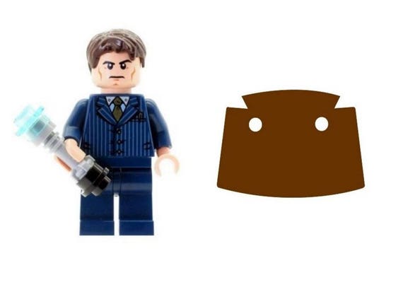 10th Doctor Who Custom NEW Made LEGO Parts