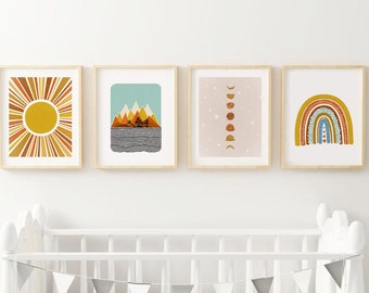 boho baby nursery decor