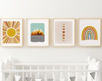 boho nursery art