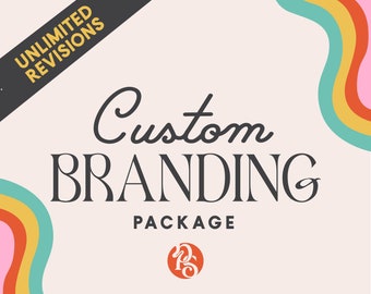 Custom Branding Package, Brand Identity, OOAK Custom Logo Design, Marketing Package, Branding Kit, Marketing Kit, Watermark Business Cards