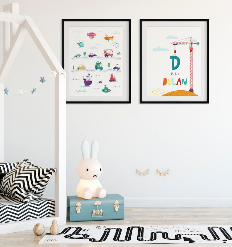 Kids Car Print Cars Wall Art Cars Nursery Art Toddler Boys Etsy