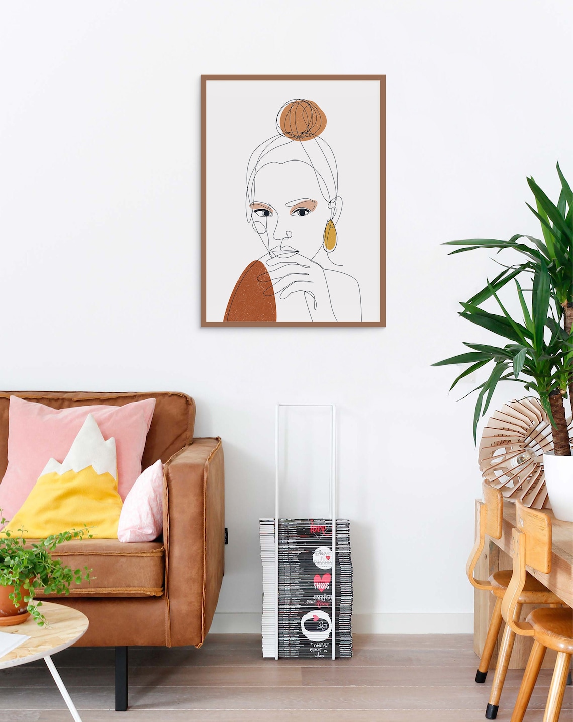 Abstract Woman Line Drawing Female Portrait Beauty Line Illustration ...
