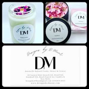 Hand Poured Scented Soy Candles