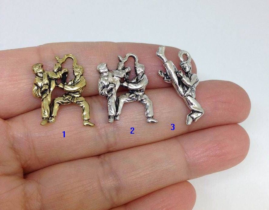 10pcs Karate Charm Self Defense Charm martial arts Charm Etsy
