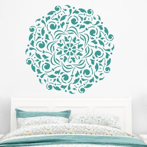 Scheele Mandala Stencil - Large Mandala Wall Stencil, Mandala Wall Stencil Large, Mandala Stencils - Great for Furniture, Floors, and DIY!