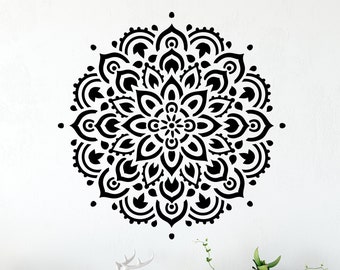 Mandala Stencil - Large Mandala Stencil, Mandala Wall Stencil Large Mandala Wall Stencil, Mandalas Stencils Available in Large & Small Sizes