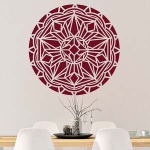 Deco Mandala Stencil - Mandala Wall Stencil, Mandala Template, Wall Stencils Mandala, Mandala Stencils For Painting On Wood