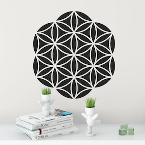 Flower of Life Stencil - Reusable DIY Craft Stencil of Flower of Life - Sacred Geometry Stencil