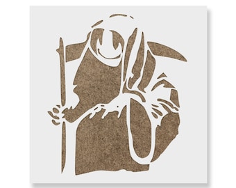Banksy 'Flower Thrower' Reusable Stencil - Made In USA, Multiple Sizes For Wall Art & Crafts - View #4