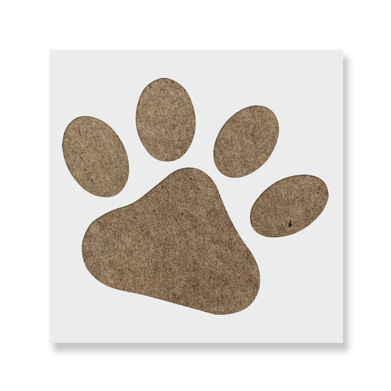 Dog Paw Stencil Reusable Dog Paw Stencils Large Dog Paw - Etsy