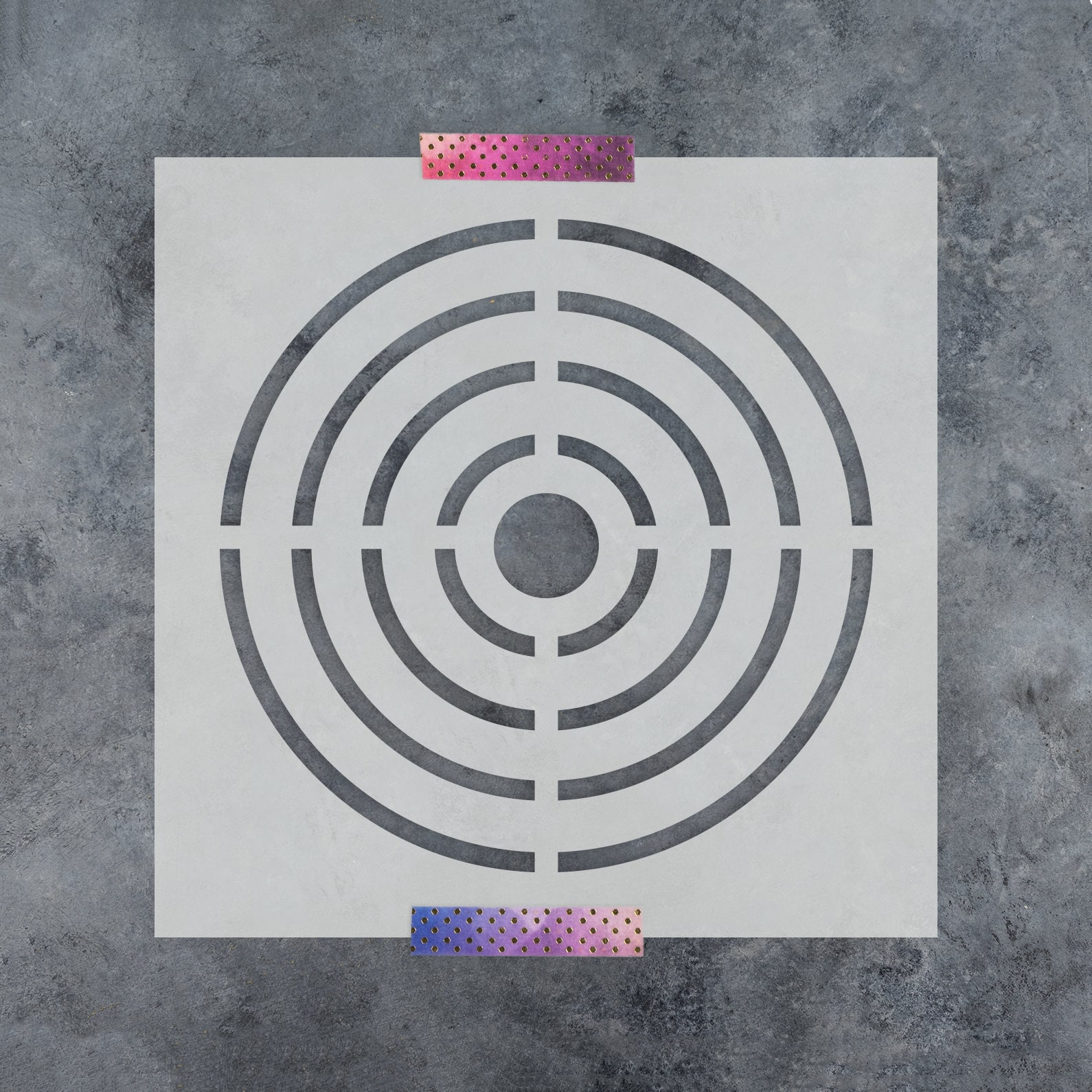 Bullseye Target Stencil Reusable DIY Craft Stencils of a Etsy