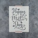 Happy Mothers Day Stencil - Reusable Mothers Day Stencils, Mothers Day ...