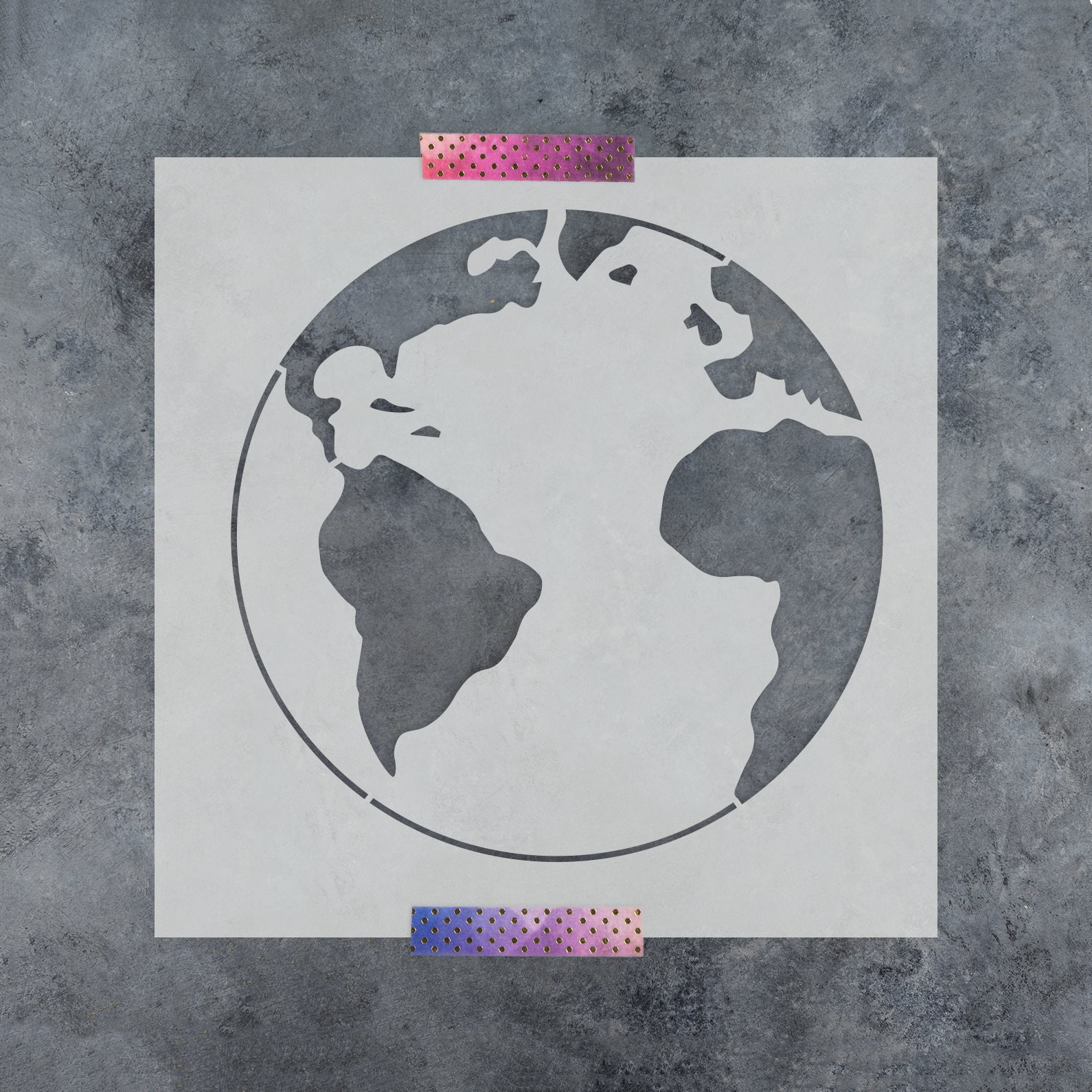 Earth Stencil Reusable DIY Craft Stencils Of The Planet Etsy earth-stencil-reusable-diy-craft-stencils-of-the-planet-etsy