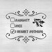 Naughty or Nice Stencil Reusable Christmas Stencils of Naughty or Nice ...