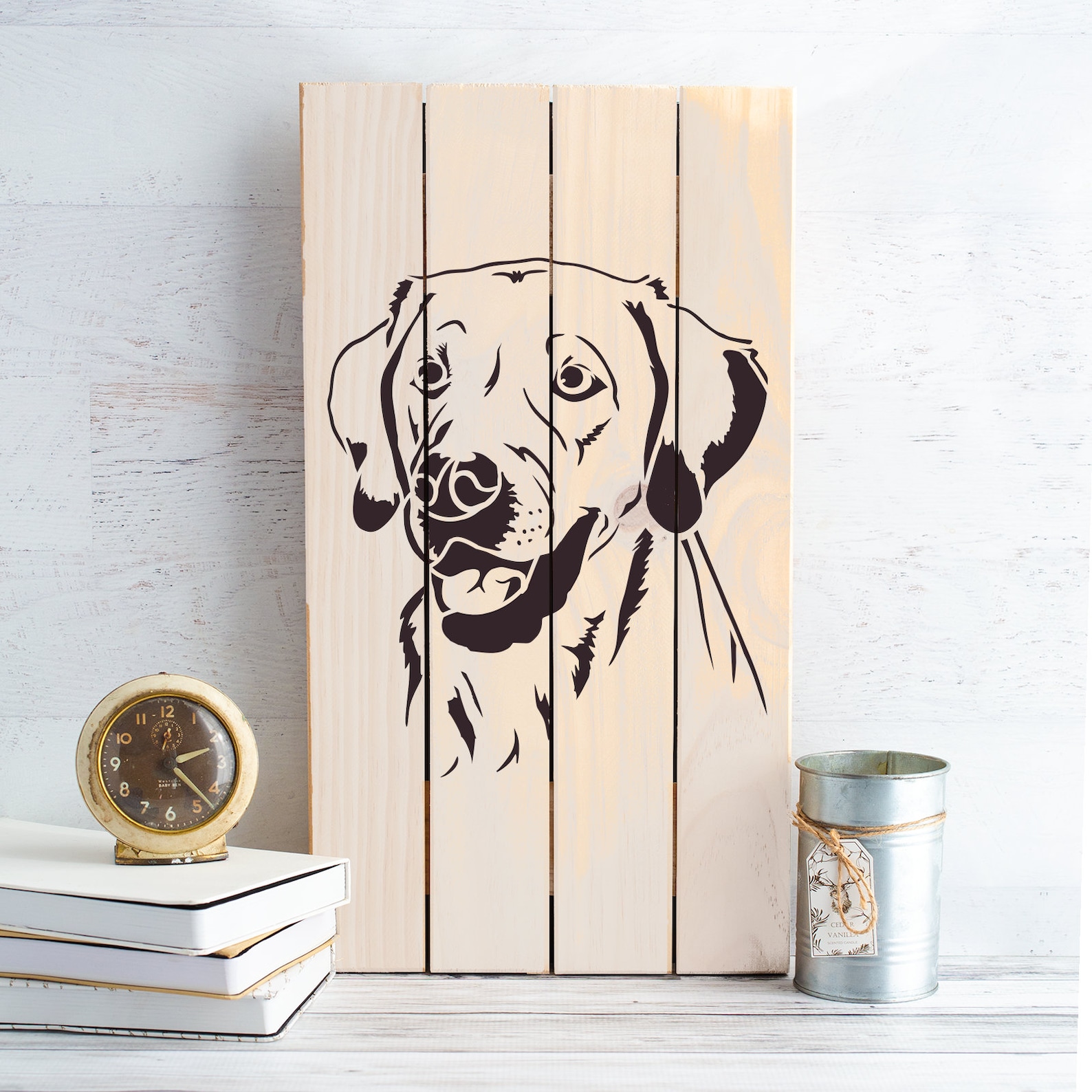 Labrador Face Stencil Reusable Stencils for Painting Etsy