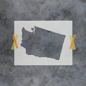 Washington State Stencil Hand Drawn Reusable Mylar Stencil Template - Etsy