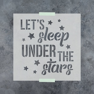 Dormir bajo la plantilla de estrellas - Plantilla de estrella, Plantilla de noche, Plantilla de astronomía, Plantilla celestial, Plantilla de universo, Plantilla de espacio