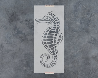 Printable Seahorse Stencil
