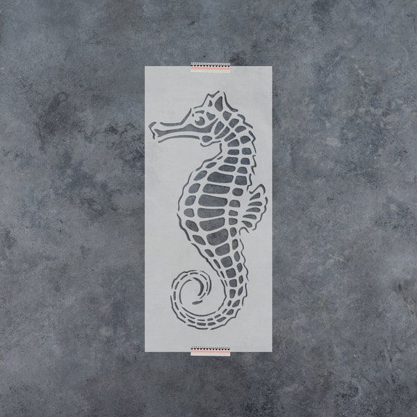 Seahorse Stencil - Sea Horse Stencil, Stencils, Large Seahorse Stencil, Sea Stencil, Seahorse Template, Nautical Stencil, Seahorse