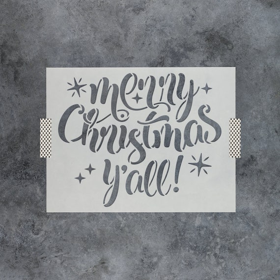 Joyeux Noel Yall Pochoir Reutilisables Bricolage Pochoirs De Etsy Joyeux Noel Yall Pochoir Reutilisables Bricolage Pochoirs De Etsy